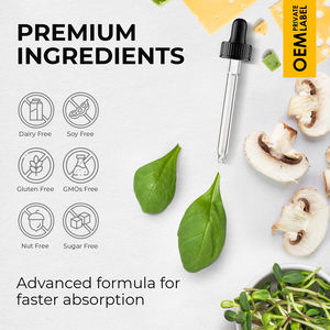 Biologisch Vitamine D3-supplement 10000 Iu Vitamine D3 K2-druppels Ondersteunen Sterke Botten Gezonde Maximale Sterkte Sublinguale Vloeistof D3-druppels - Product Image 3