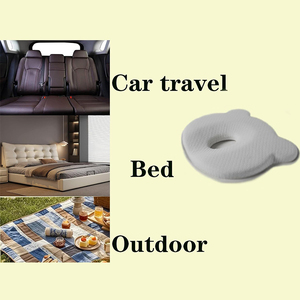 Almohada de Espuma Viscoelástica en Forma de Oso SUREWALHOME, Almohada de Espuma Viscoelástica Portátil en Forma de Donut, Almohadas Suaves y Acogedoras con Diseño de Oso de Dibujos Animados <span class=keywords><strong>para</strong></span> Bebés - Product Image 3