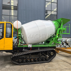 Camion bétonnière mobile sur chenilles Petite bétonnière diesel de haute qualité pour la construction et la construction - Product Image 1