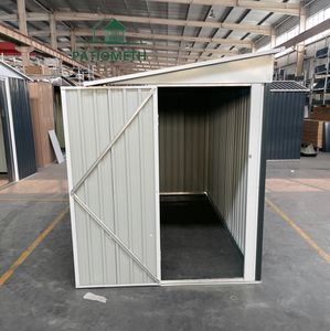 Caseta de Jardín Resistente a la Oxidación de 4x9 Pies, Caseta de Metal Galvanizado de Alta Resistencia, Caseta de Almacenamiento Exterior para Patio, Jardín y Organizador de Herramientas - Product Image 5