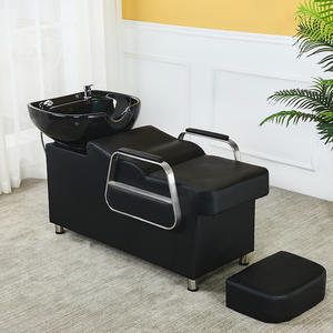 Fauteuil <span class=keywords><strong>de</strong></span> lavage semi-inclinable GEDO <span class=keywords><strong>en</strong></span> cuir PU avec bassin <span class=keywords><strong>en</strong></span> céramique pour <span class=keywords><strong>salon</strong></span> <span class=keywords><strong>de</strong></span> <span class=keywords><strong>coiffure</strong></span> - Vente <span class=keywords><strong>en</strong></span> gros - Product Image 2