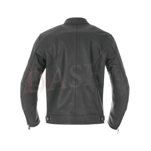 Veste de moto rétro Helidon en cuir pour hommes haute qualité décontractée nouveau design pour vêtements de course automobile grande taille disponible - Product Image 3