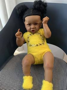 Muñeca Reborn Infantil Interactiva de 18.5 Pulgadas, <span class=keywords><strong>Hoomai</strong></span> An Cvin Xheap Bulldog Guesbelly Bonnie Laura India - Product Image 3