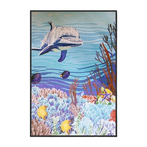 Ozean welt Delphin Design Mosaik Wand muster für Schwimmbad Kunst Mosaik