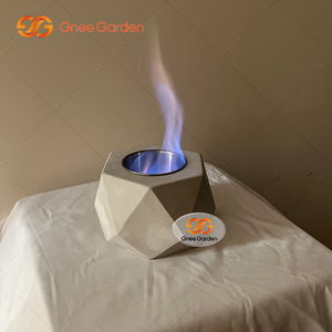Chimenea de Bioetanol Portátil Moderna y Ecológica para Uso en Interiores/Exteriores, con Control Remoto, sin Humo, de Metal, para Mesa - Product Image 4