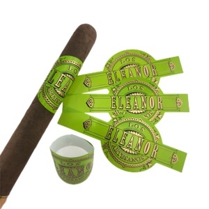 Anillo de Cigarrillos Personalizado de Alta Calidad y Bajo Precio con Logotipo, Impresión de Anillo para Cigarrillos, Pegatinas en Relieve con Lámina Dorada, Etiqueta para Cigarros - Product Image 2