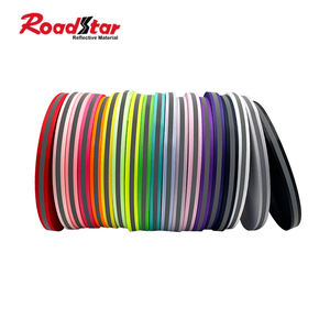 Sangle réfléchissante en polyester haute visibilité/sangle en nylon réfléchissante fluorescente 1 cm ruban réfléchissant - Product Image 1