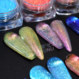 Color Shift Mermaid Chrome Effect Pigment Rainbow Aurora Nails Óxido de <span class=keywords><strong>hierro</strong></span> sintético para recubrimiento - Product Image 3