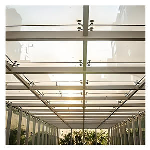 Vente en gros <span class=keywords><strong>de</strong></span> verre feuilleté clair auvent 12.76mm 16.76mm 20.76mm PVB SGP verre feuilleté trempé clair - Product Image 5