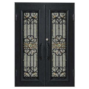 TECHTOP 절묘한 수제 철문 가정 또는 비즈니스를위한 내구성 우아한 보안 입구 프리미엄 품질의 스틸 게이트 - Product Image 1