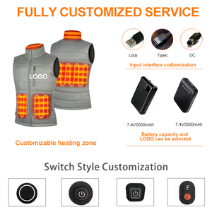 Premium Women Men Winter Thermal Vest USB Smart Heated Suit Quilted <strong>Sleeves</strong> Jacket Padded <strong>Gilet</strong> Warming Heated Vest - Product Image 6