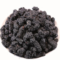 Fabrieksdirect groothandel bulk gedroogde zwarte moerbeibessen AD vacuüm verpakt natuurlijke zoete snack thee voedzame dieetvoeding geen toevoegingen graad A