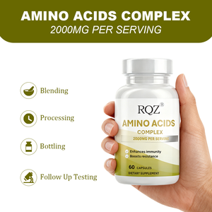 Complexe d'acides aminés pour adultes en gros, capsules de 2000 mg, 60 pièces |   Complément alimentaire pour soutenir la résistance immunitaire, 2 capsules par portion - Product Image 4