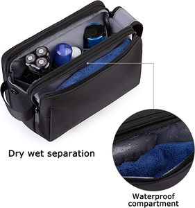 Dry Wet Separation <b>Travel</b> Toiletry <b>Bag</b> Waterproof Cosmetic Organizer Pouch Portable Hanging <b>Wash</b> <b>Bag</b> for Bathroom Vacation - Product Image 4