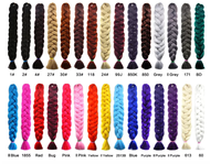Extension de cheveux tressés synthétiques Jumbo, vente en gros, X-P