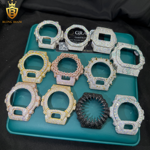 <span class=keywords><strong>Orologio</strong></span> di Lusso HipHop <span class=keywords><strong>DW</strong></span>/GM6900/GA2100 con Lunetta in Argento 925 e Moissanite VVS, Cassa Iced Out per Uomo e <span class=keywords><strong>Donna</strong></span>, Certificato GRA - Product Image 5