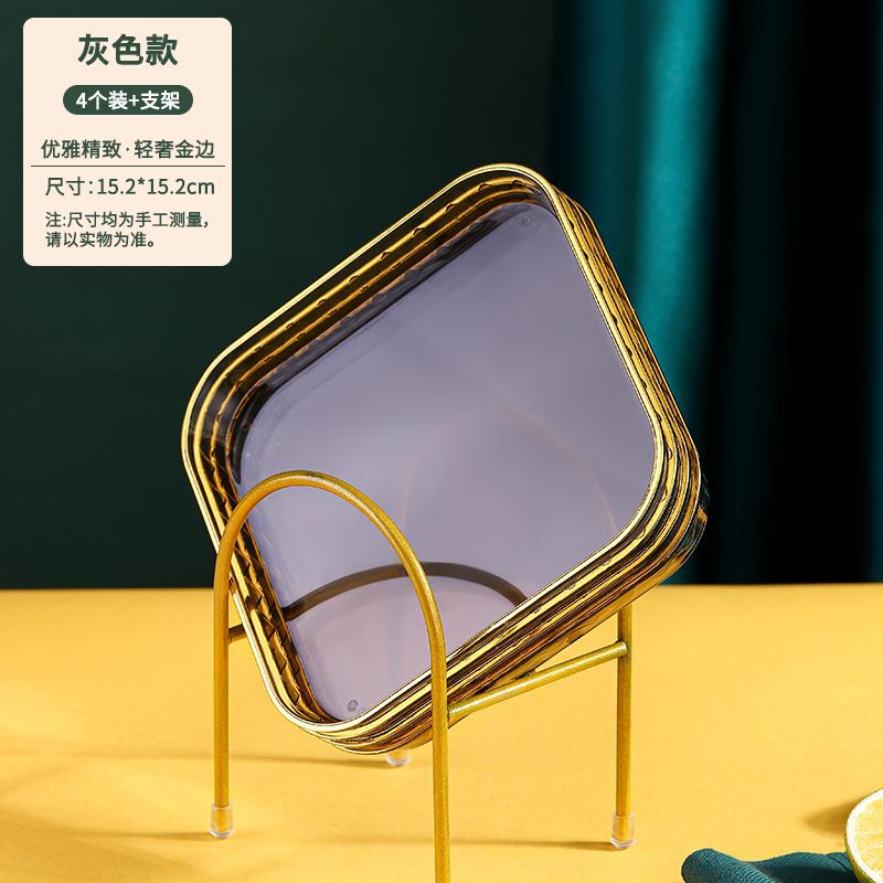 Base 6 feuille violet et or