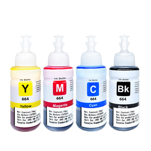 Premium 70ml Bottle T6641 Dye for <b>Ink</b> <b>Refill</b> for Epson L210 L220 L350 L355 L101 L303 Inkjet Printers Compatible Dye Based <b>Inks</b>/ - Product Image 1