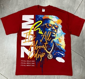 T-shirt blanc 100% coton personnalisé pour homme, t-shirt oversize uni, tissu tricoté avec col rond, respirant et durable - Product Image 4