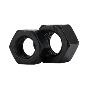 Metric chủ đề Hex Nut <span class=keywords><strong>cap</strong></span> Carbon thép Oxit Đen kết thúc ngành công nghiệp nặng sử dụng - Product Image 3