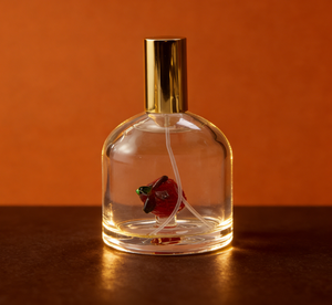 Venta al por mayor de botellas de perfume de vidrio de borosilicato de alta calidad de 80 ml y 100 ml, color personalizado, con adorno interior en forma de corazón y caja de lujo para <span class=keywords><strong>mujer</strong></span> - Product Image 3