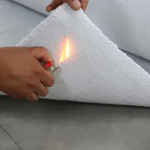 Tissu de four en fibre de céramique doublé isolé KERUI pour four en acier
