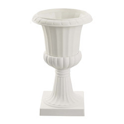 Yicai — Pots de fleurs romaines de Style européen, couleur blanche, en plastique, accessoires de mariage, décoration pour fête - Product Image 6