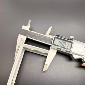 Sắt Hiện Đại 70 Mm Dọc Mù Khung Giá Cho 1-1/2 Inch Lan Can Nhiệm Vụ Nặng Nề Rèm Theo Dõi Thay Thế Mà Không Cần Vít - Product Image 6