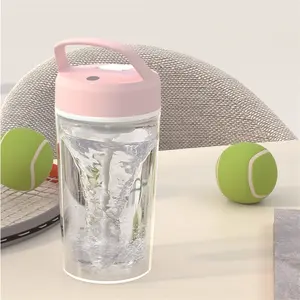 Bucked up large smart automatic shaker bottle cute pink whey protein mixer funny bulk helix shaker cups