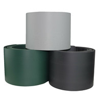 Bande de protection en PVC rigide anti-UV de 19 cm x 26 m, facile à installer, inspirée de l'écran de confidentialité, imperméable, pour clôture de jardin à double barre