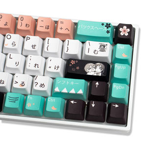 Ensemble de touches de clavier PBT pour clavier mécanique, jeu d'anime Fate <span class=keywords><strong>Okita</strong></span> Souji, 122 touches, sublimation par teinture PBT - Product Image 5
