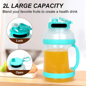 Presse-agrumes portable rechargeable pour l'extérieur, grande capacité, presse-agrumes, mixeur, baril à jus portable pour les amateurs de plein air - Product Image 4