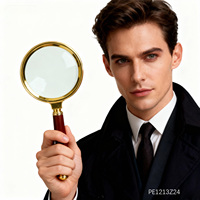 PESENAR 1920s Retro Clothing Accessories Detective Magnifying Glass