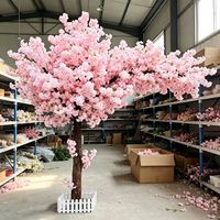 Arbre artificiel de cerisier rose personnalisé, grande plante en soie écologique, durable, imperméable, pour remise de diplôme, Pâques, mariage