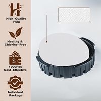 Filtres à café jetables ronds de 60 mm, 100 pièces, compatibles avec les cafetières Aeropress