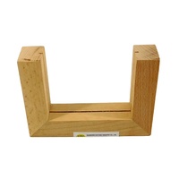 Personnalisé naturel Fait à la Main pas cher en bois support de menu