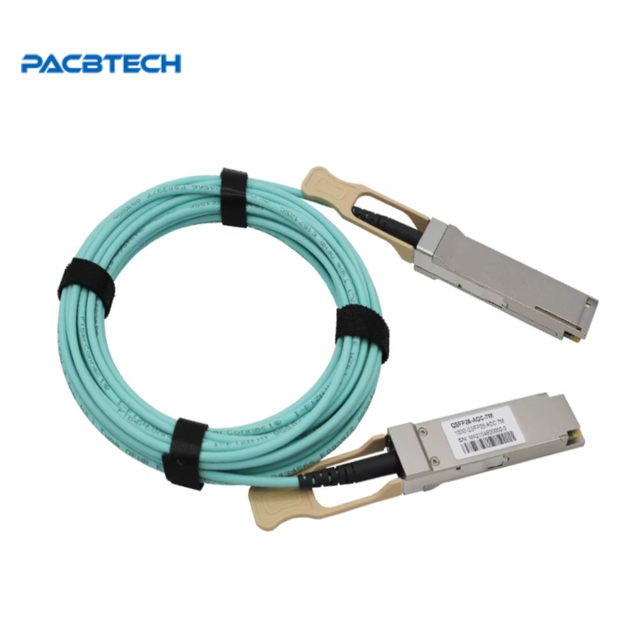 10G 25G 40G 100G SFP SFP28 QSFP+ QSFP28 Active Optical Cable 1M 3M 5M 10M 20M AOC Fiber Optic Cable for Data Centers