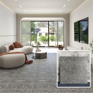 Azulejos de Cerámica Antideslizantes Gris Oscuro para Sala de Estar, Azulejos Esmaltados Grises - Product Image 1