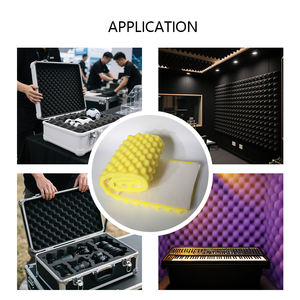 Großhandel High Density Verpackung Schaum Eier kiste Schall dichte leichte feuer hemmende Paneele für Home Studio Türen - Product Image 4