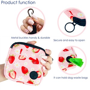 Free sample Amaz Hot Selling Pet Treat <b>Pouch</b> Bag Portable Pet Snack Outdoor <b>Dog</b> Walking Bag Silicone Pet Feeding <b>Training</b> Bag - Product Image 2