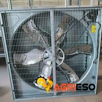 Ventilateur de ventilation push-pull pour cage à volailles avec moteur Siemens pour système de ventilation de tunnel