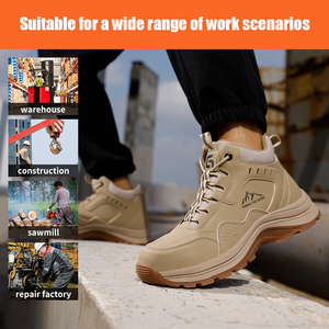 Chaussures <span class=keywords><strong>de</strong></span> <span class=keywords><strong>sécurité</strong></span> Guyisa pour hommes, en gros, avec embout en acier, imperméables, anti-écrasement et anti-perforation - Product Image 4