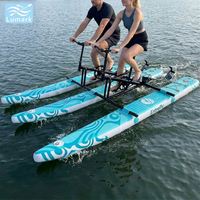 Bicyclettes aquatiques gonflables à deux places avec pontons plats, cadre en aluminium, PVC double couche, pour sports nautiques en plein air, portables, de Chine, Lumark