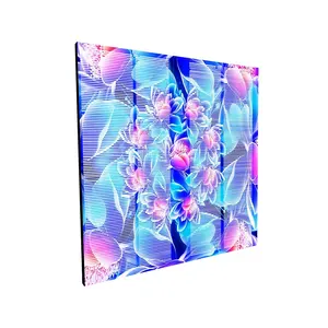 Raybo Clear Transparent LED Video TV Wall P3.91mm Indoor LED Mesh Curtain Digital Signage Displays 3D Led Screen Outdoor