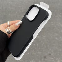 Promotion Coques de Téléphone Portable Couleur Unie Housse de Protection pour IPhone 11 12 13 14 15 Pro Max Étui en Silicone pour Femme