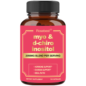 แคปซูล OEM ไมโอ-อิโนซิทอล และ ดี-ไคโร อิโนซิทอล อาหารเสริมปรับสมดุลฮอร์โมนสำหรับผู้หญิง ช่วยสนับสนุนการตกไข่และการเจริญพันธุ์อย่างมีสุขภาพดี - Product Image 1