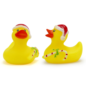 Cute Novel Loose Christmas <b>London</b> Decorations Swimming Rubber <b>Toys</b> for Babies Bathtub <b>Toys</b> Squeeze-sounding 2 Inches - Product Image 1