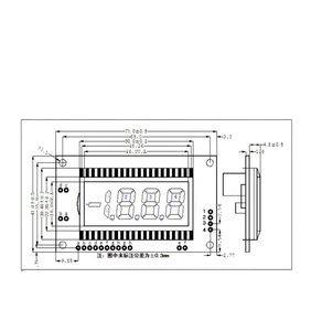 Пользовательские tn stn fstn 2 3 <span class=keywords><strong>4</strong></span> 5 6 1/2 цифровая Панель dc Вольт Метр ЖК-дисплей - Product Image 1
