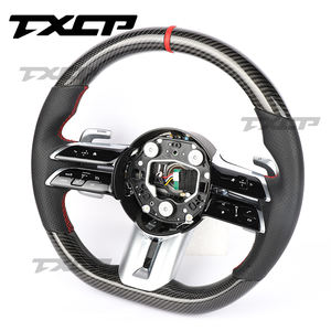 <span class=keywords><strong>Volante</strong></span> de Fibra de Carbono para Mercedes Benz W206 W205 W204 W222 W223 W213 W177 W463 <span class=keywords><strong>AMG</strong></span> GT GLS63 GLE63 SL63 G63 A45 C63 E63 - Product Image 2