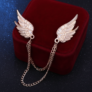 Camicia in stile europeo e americano spille da uomo con catena di nappe da donna personalizzate spille alla moda - Product Image 1